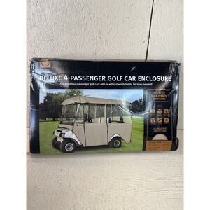 Fairway Deluxe 4-Passenger Golf Car Enclosure – All Weather Cover